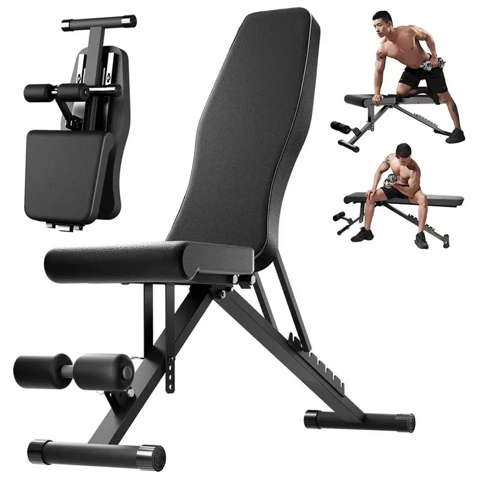 Foldable Adjustable Weight Bench, 1000 lb Rated