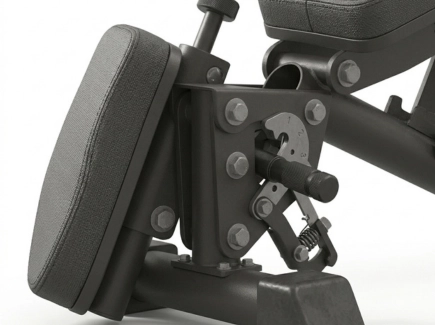 Foldable adjustable weight bench for compact home gym storage